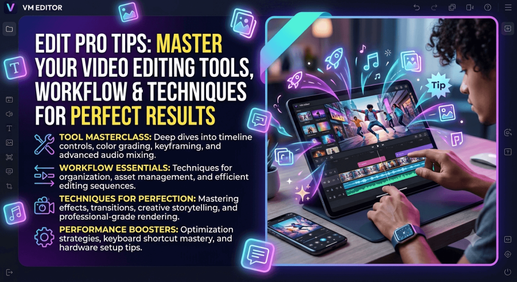 Edit Pro Tips Master Video Editing Tools, Workflow & Techniques for Perfect Results Edit Pro Tips