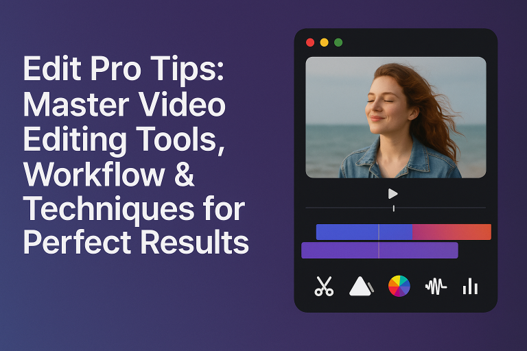 Edit Pro Tips Master Video Editing Tools, Workflow & Techniques for Perfect Results