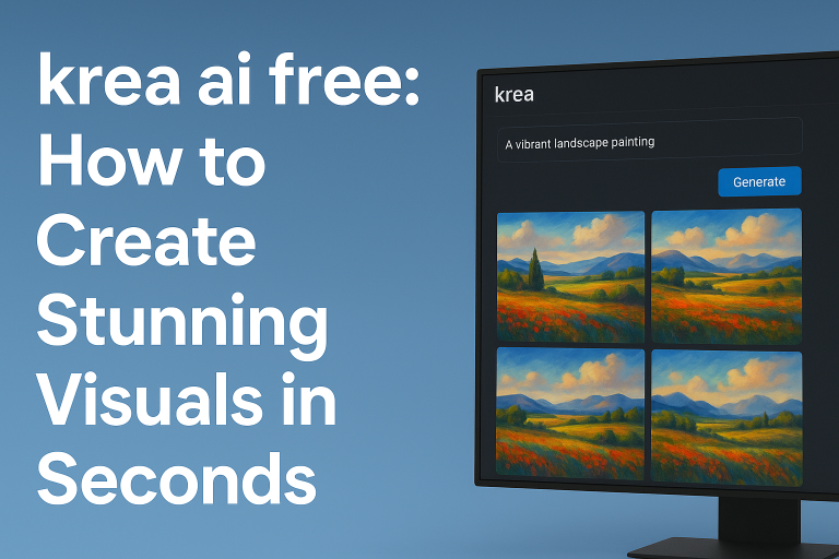 krea ai free How to Create Stunning Visuals in Seconds