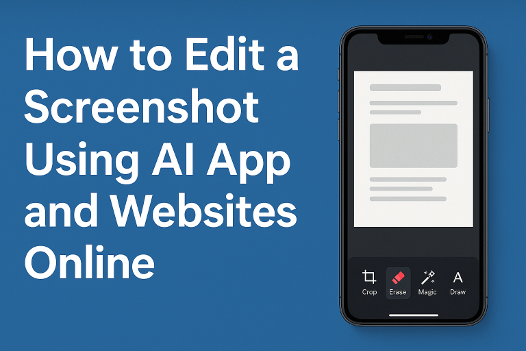 How to Edit Screenshot Using AI App and Websites Online