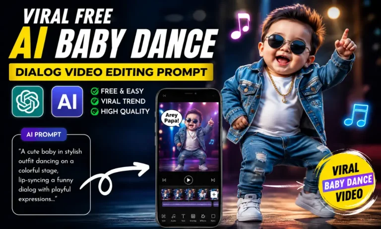 Viral Free AI Baby Dance & Dialog Video Editing Prompt