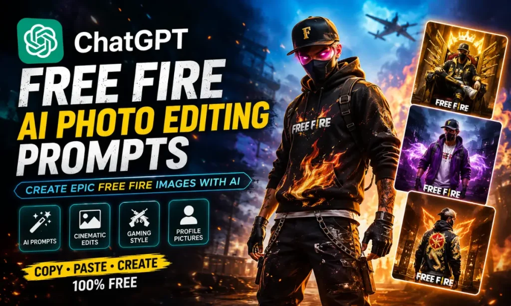 ChatGPT Free Fire AI Photo Editing Prompts