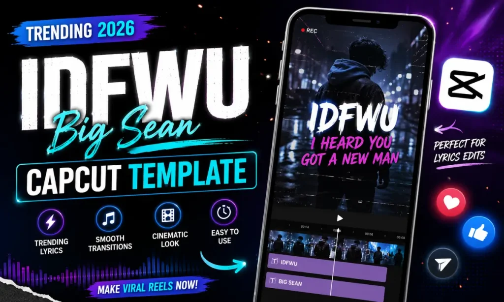IDFWU Big Sean CapCut Template