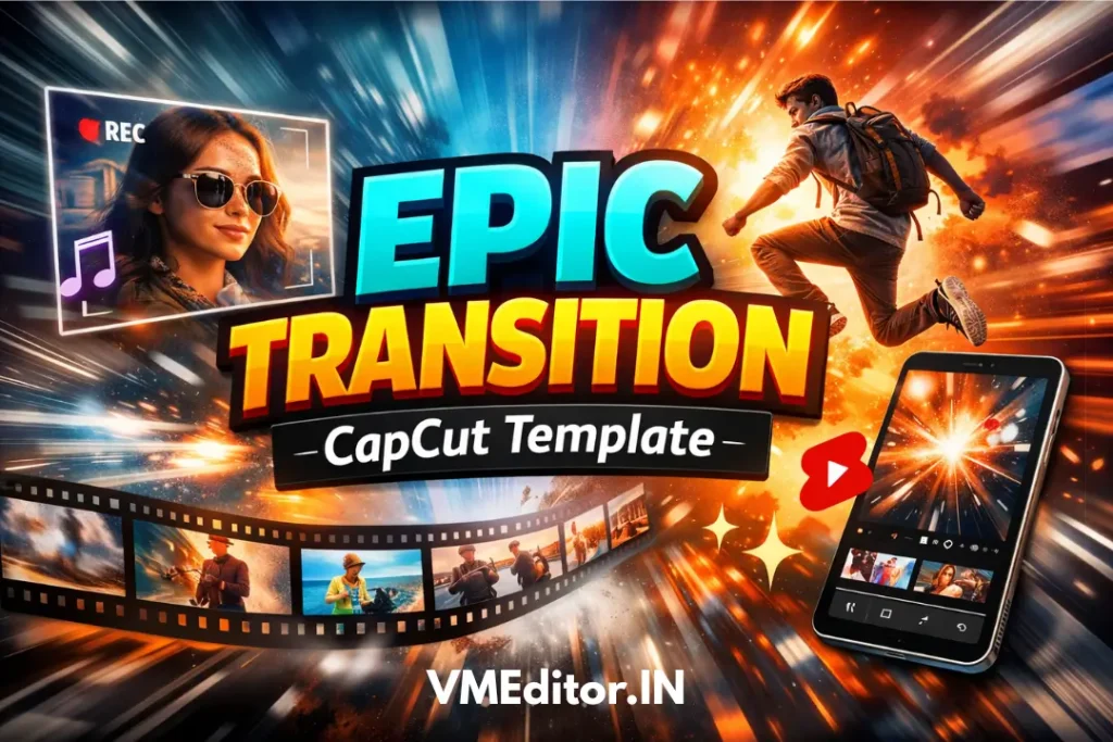 epic transition capcut template