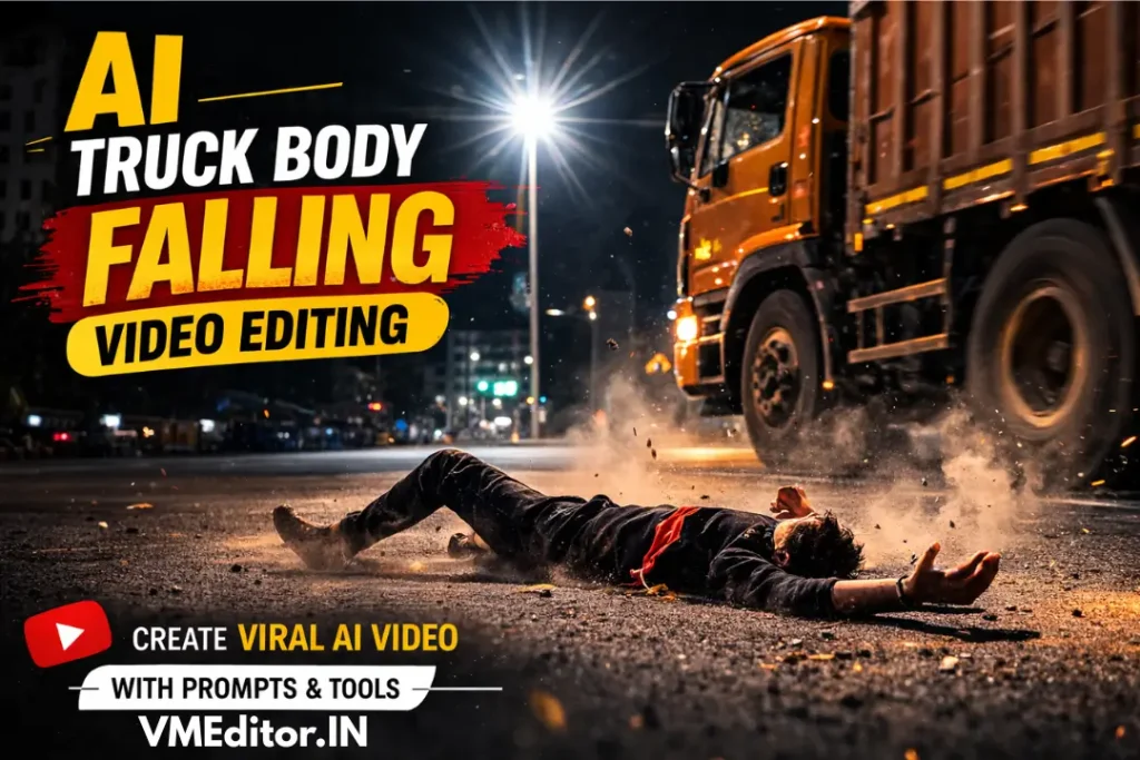 Ai Truck Body Falling Video Editing