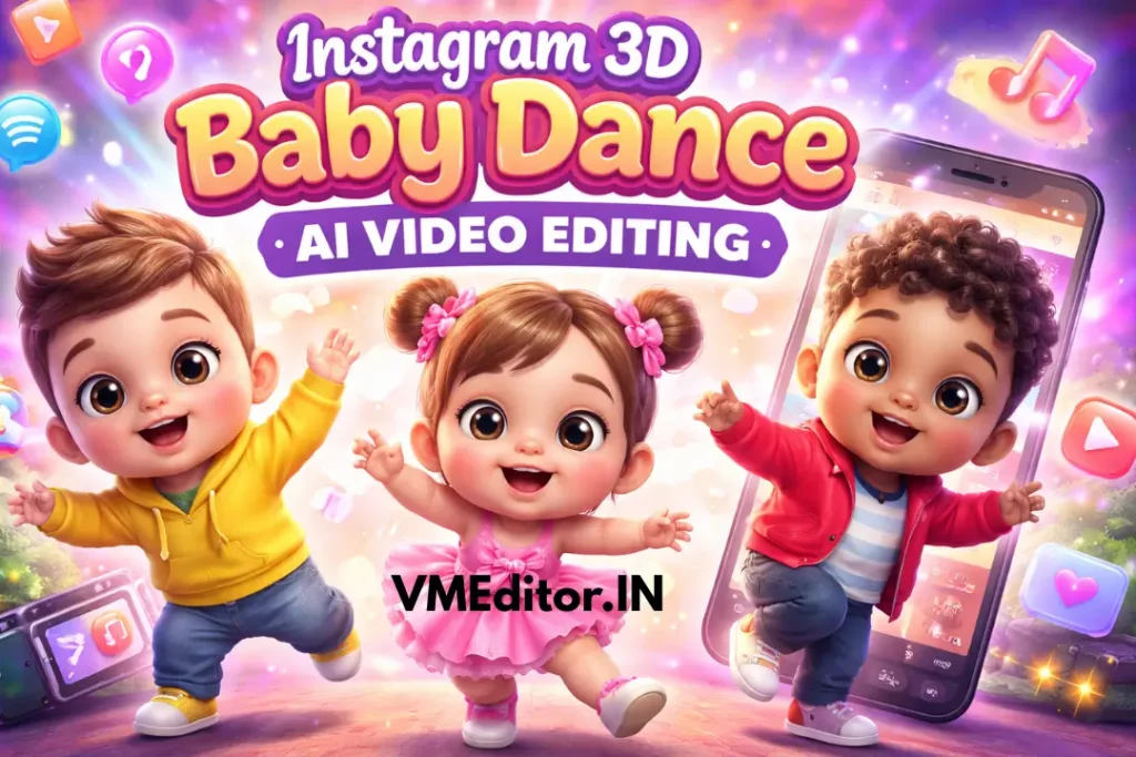 Instagram 3D Baby Dance AI Video Editing