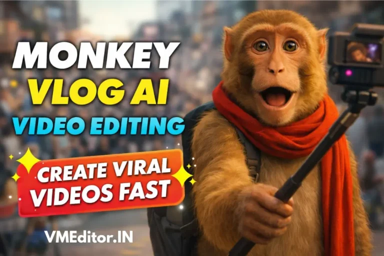 Monkey Vlog AI Video Editing