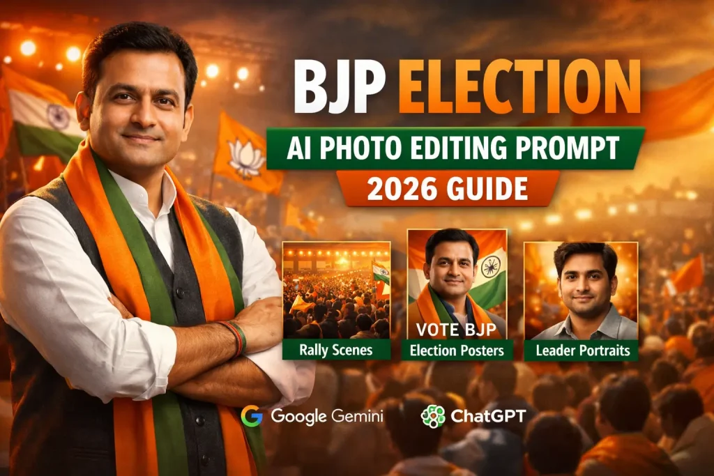 BJP Election AI Photo Editing Prompt