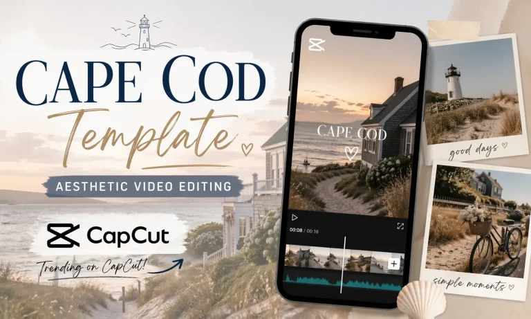 Cape Cod CapCut Template | Aesthetic Video Editing 2026