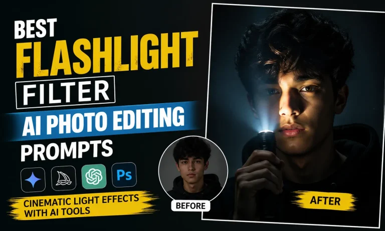 Best Flashlight Filter AI Photo Editing Prompts 2026