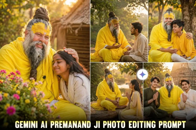 Premanand Maharaj Girls & Boys Gemini AI Photo Editing Prompt 2026