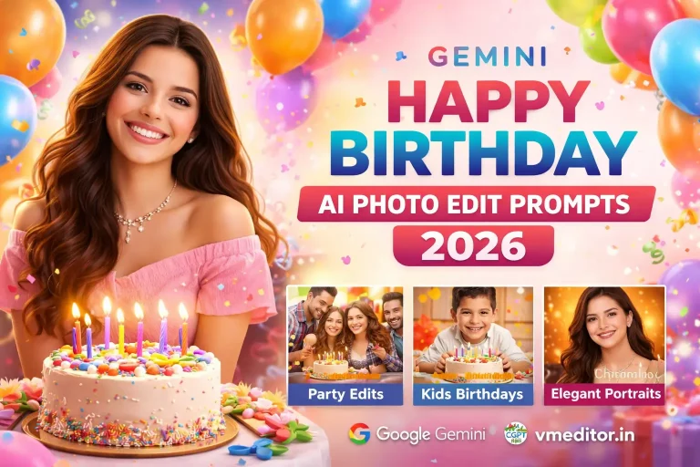 Gemini Happy Birthday AI Photo Edit Prompts 2026