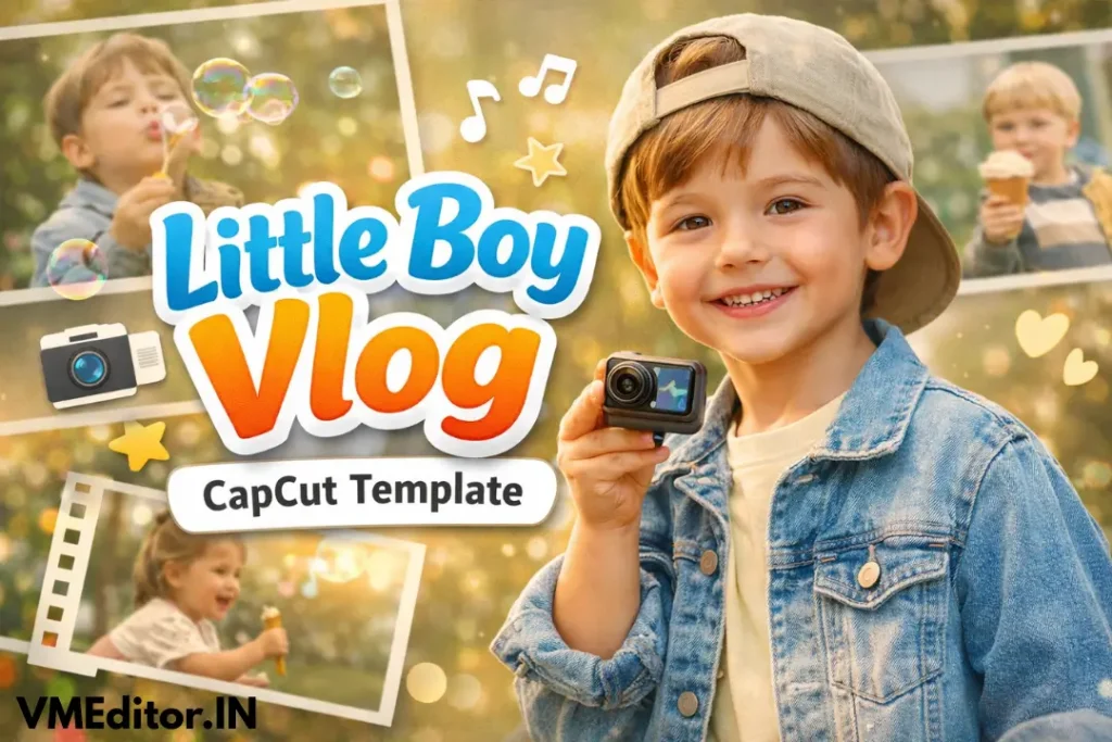 Little Boy Vlog Capcut Template