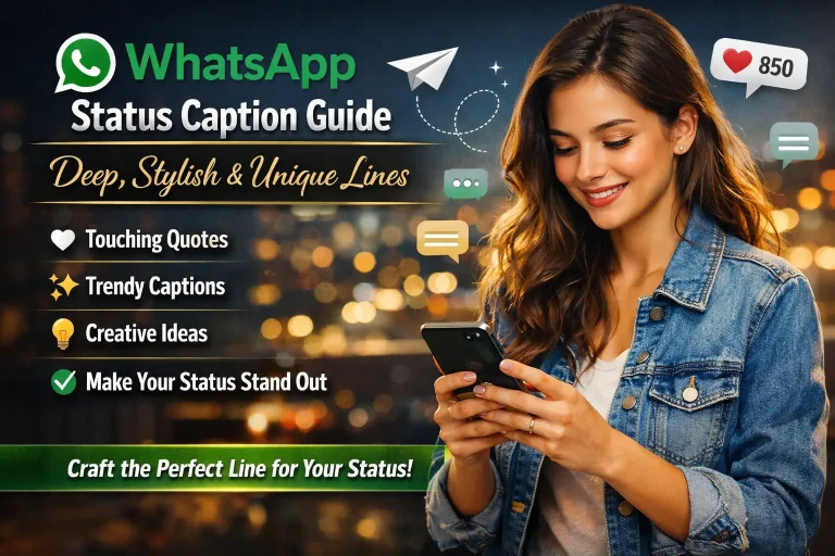 WhatsApp Status Caption Guide | Stylish & Unique Lines