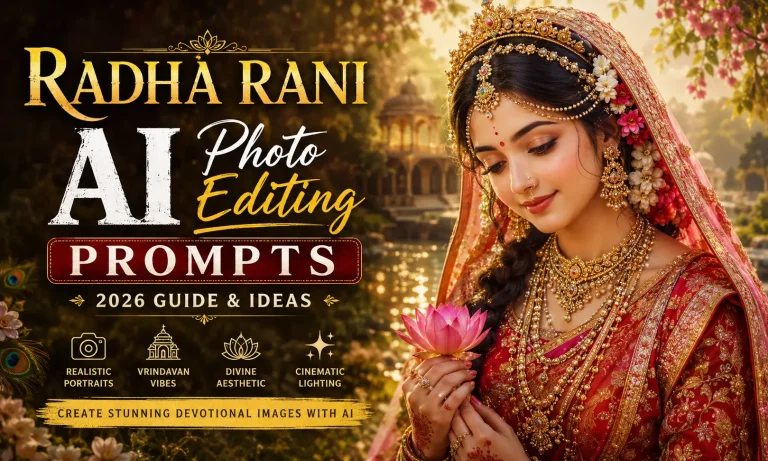 Radha Rani AI Photo Editing Prompts 2026 | Create Viral Photo
