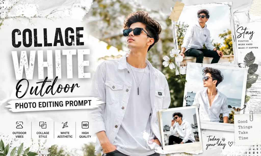College White Outdoor Photo editing prompt