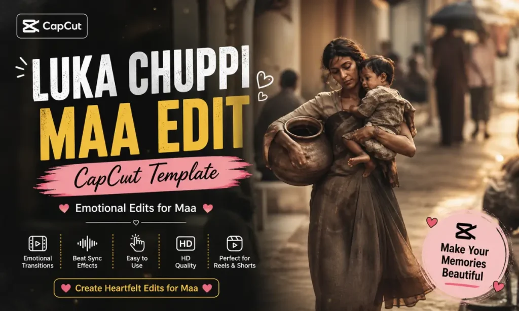 Luka Chuppi Maa Edit CapCut Template