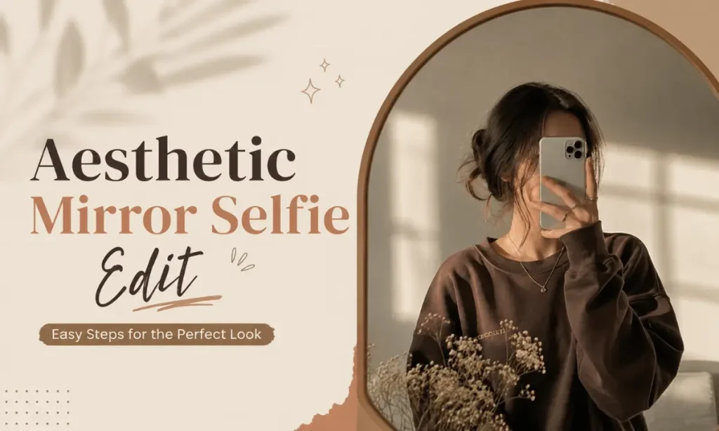 Aesthetic Mirror Selfie Edit
