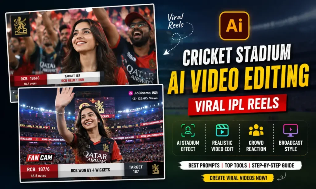 Cricket Stadium AI Video Editing
