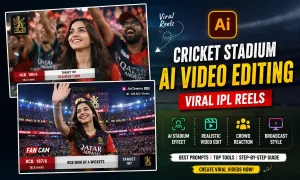 Cricket Stadium AI Video Editing