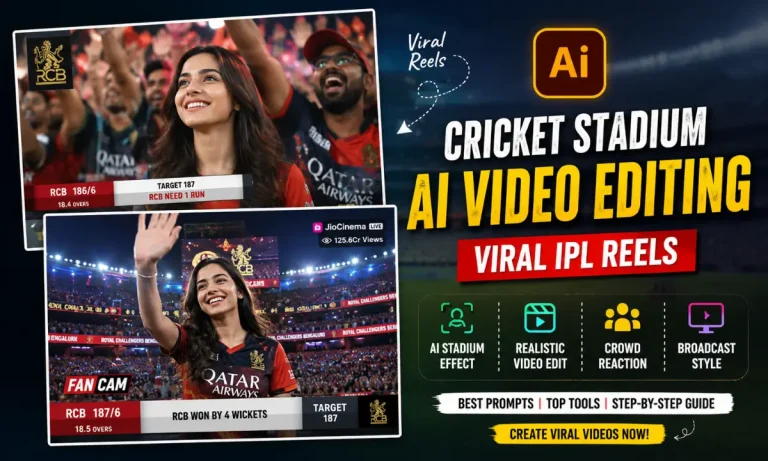 Cricket Stadium AI Video Editing