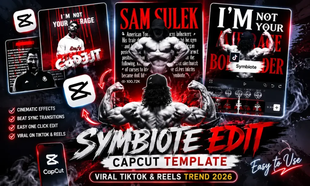 Symbiote Edit Capcut Template