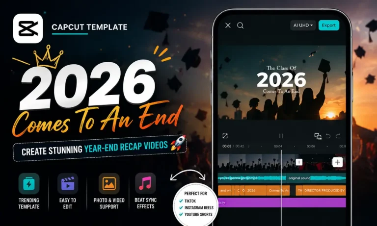 2026 Comes to End Capcut Template