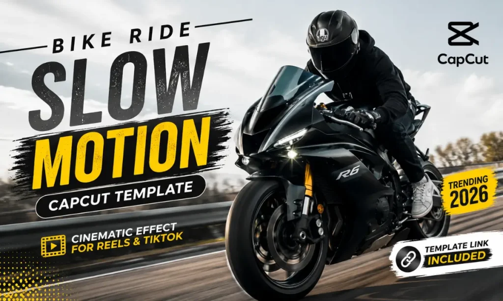 Bike Ride Slow Motion CapCut Template