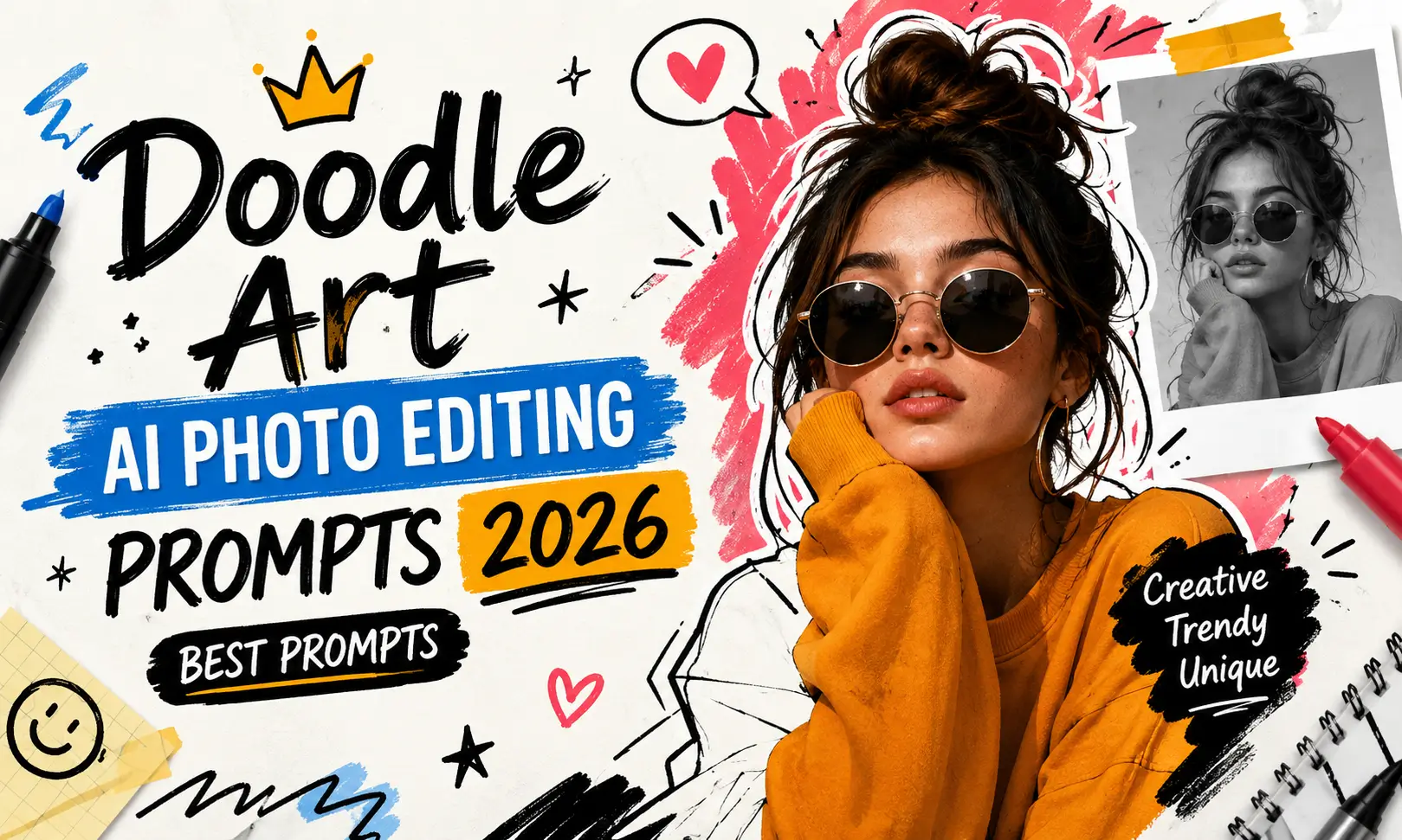 Doodle Art AI Photo Editing Prompts